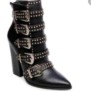 Steve madden buckle comet boots size 9